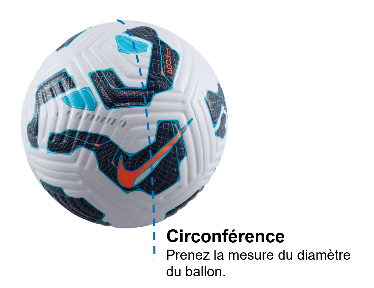 Tableau des mensurations du produit